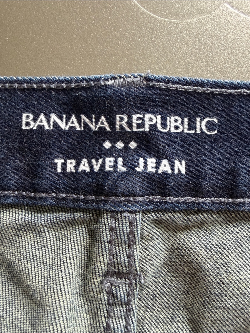 BANANA REPUBLIC Travel Jeans Slim Fit Washed Indigo Stretch Denim Men’s 30x30 - Picture 9 of 12